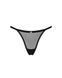 Прозорі стрінги із мереживом Obsessive Celia Noir thong M/L SO7869 фото 5