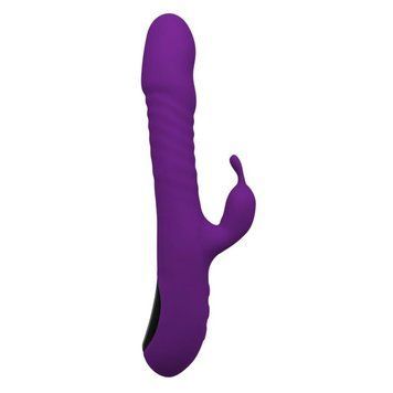 Вібратор-кролик з підігрівом і ротацією Alive RoMAX Purple SO3978 фото - купити в секс-шопі Чорний Кролик