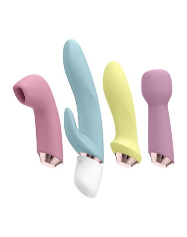 Подарунковий набір секс-іграшок Satisfyer Marvelous Four SO6733 фото - купити в секс-шопі Чорний Кролик