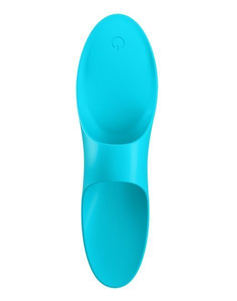 Вібратор на палець Satisfyer Teaser Light Blue  SO5421 фото - купити в секс-шопі Чорний Кролик