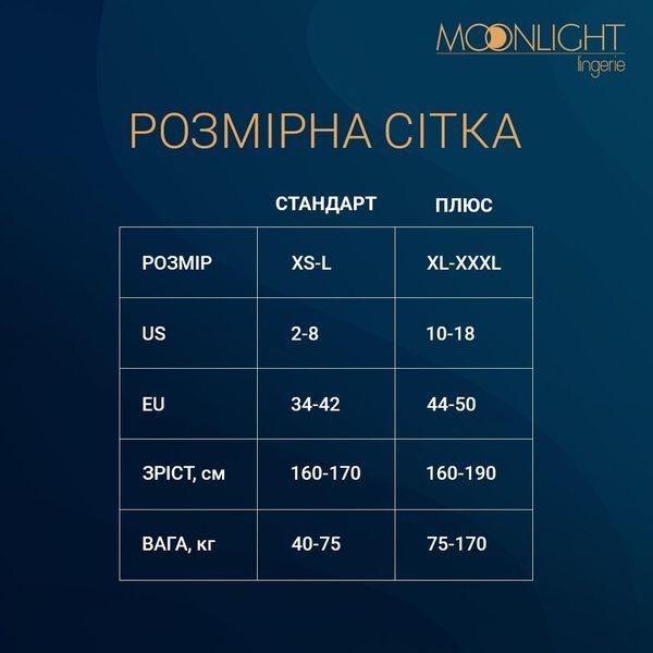 Сітчаста сукня Moonlight Model 17 XS-L Black SO8204 фото - купити в секс-шопі Чорний Кролик