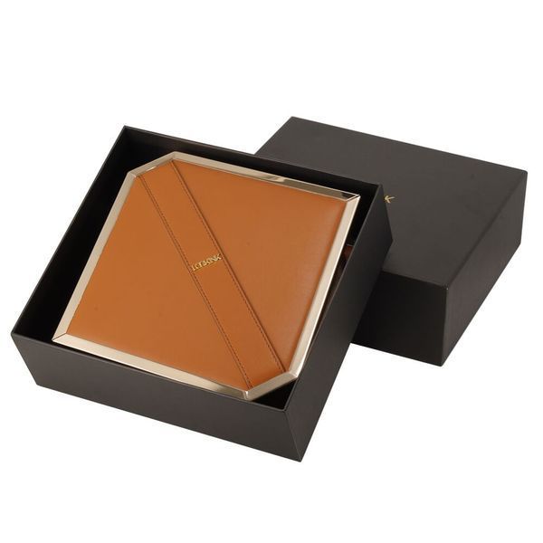 Сумка для секс-іграшок LOCKINK Mysterious Square Kink Bag, коричнева, набір для бондажу в комплекті SX0842 фото - купити в секс-шопі Чорний Кролик
