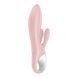 Вібратор-кролик надувний Satisfyer Air Pump Bunny 3, 12 режимів, подвійний відросток SX2173 фото 5