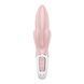 Вібратор-кролик надувний Satisfyer Air Pump Bunny 3, 12 режимів, подвійний відросток SX2173 фото 4