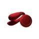 Смартвібратор для пар Zalo Fanfan set Bright Red, пульт ДК SO6673 фото 1