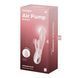 Вібратор-кролик надувний Satisfyer Air Pump Bunny 3, 12 режимів, подвійний відросток SX2173 фото 6