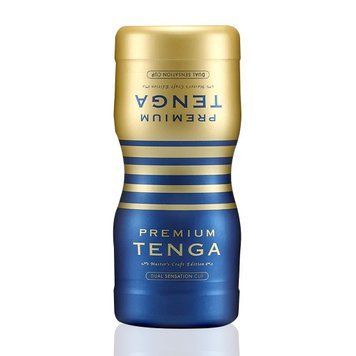 Мастурбатор Tenga Premium Dual Sensation Cup, двосторонній, з двома незалежними каналами SO5109 фото - купити в секс-шопі Чорний Кролик