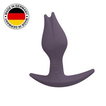 Анальна пробка Fun Factory BOOTIE FEM, фіолетова, у вигляді бутона, діаметр 2,9 см, тонкий обмежувач SX1001 фото - купити в секс-шопі Чорний Кролик