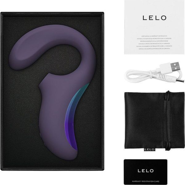 Кліторально-вагінальний звуковий стимулятор LELO Enigma WAVE Cyber Purple, 3 типи стимуляції SX0686 фото - купити в секс-шопі Чорний Кролик