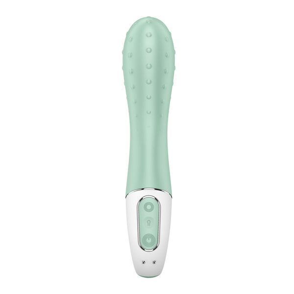 Вібратор точки G Satisfyer Air Pump Vibrator 3, надувається, 12 режимів вібрації SX2174 фото - купити в секс-шопі Чорний Кролик