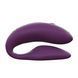 Смарт-вібратор для пар We-Vibe Chorus Purple, сенсорне керування вібраціями стисненням пульта SO6923 фото 3