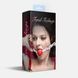 Кляп силіконовий Feral Feelings Silicon Ball Gag White/Red, білий ремінець, червона кулька SX3977 фото 3