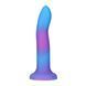 Фалоімітатор, що світиться в темряві, ADDICTION Rave 8&Prime; Glow in the Dark Dildo Blue Purple, 20,3 см SO6851 фото 1