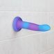 Фалоімітатор, що світиться в темряві, ADDICTION Rave 8&Prime; Glow in the Dark Dildo Blue Purple, 20,3 см SO6851 фото 6