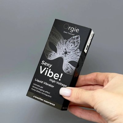 Рідкий вібратор Sexy Vibe! High Voltage від Orgie 500347 фото