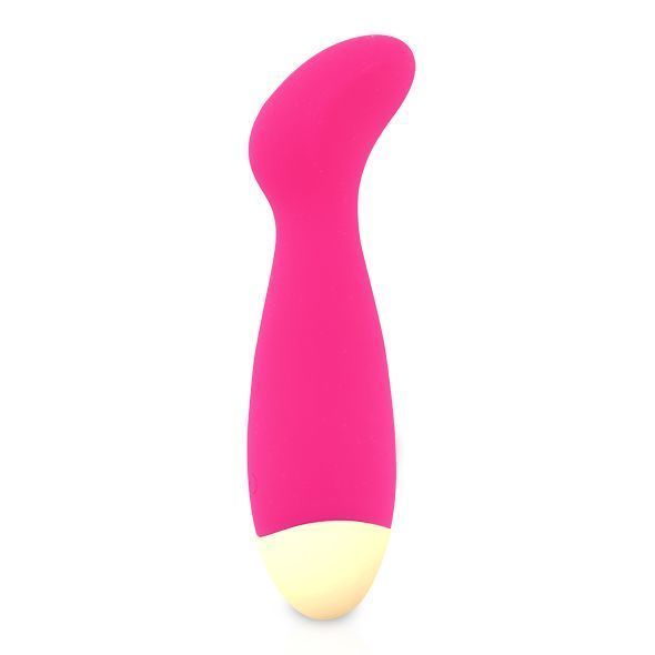 Вібратор для точки G Rianne S: Boa Mini Pink, 10 режимів роботи, медичний силікон, косметичка-чохол SO3887 фото - купити в секс-шопі Чорний Кролик