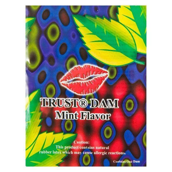 Латексна серветка Latex Dental Dams Mint 1 шт SX1262 фото - купити в секс-шопі Чорний Кролик