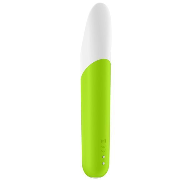 Мінівібратор із гнучким язичком Satisfyer Ultra Power Bullet 7 Green SO5435 фото - купити в секс-шопі Чорний Кролик