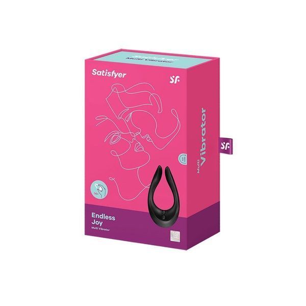 Вібратор для пар Satisfyer Endless Joy Black, 3 незалежні мотори, багатофункціональний SO3993 фото - купити в секс-шопі Чорний Кролик