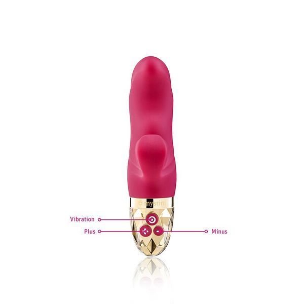 Вібратор-кролик Mystim Hop Hop Bob Fuchsia, потужний мотор, 8 режимів SO8137 фото - купити в секс-шопі Чорний Кролик