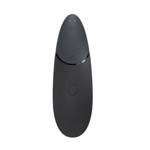 Вакуумний кліторальний стимулятор Womanizer Next Black, 3D Pleasure Air, 14 рівнів інтенсивності SX0530 фото - купити в секс-шопі Чорний Кролик