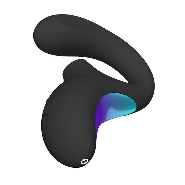 Кліторально-вагінальний звуковий стимулятор LELO Enigma WAVE Black, 3 типи стимуляції SX0687 фото - купити в секс-шопі Чорний Кролик