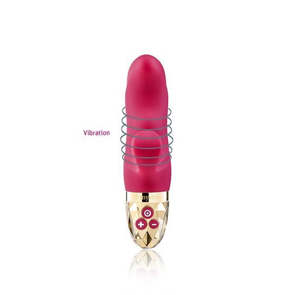 Вібратор-кролик Mystim Hop Hop Bob Fuchsia, потужний мотор, 8 режимів SO8137 фото - купити в секс-шопі Чорний Кролик