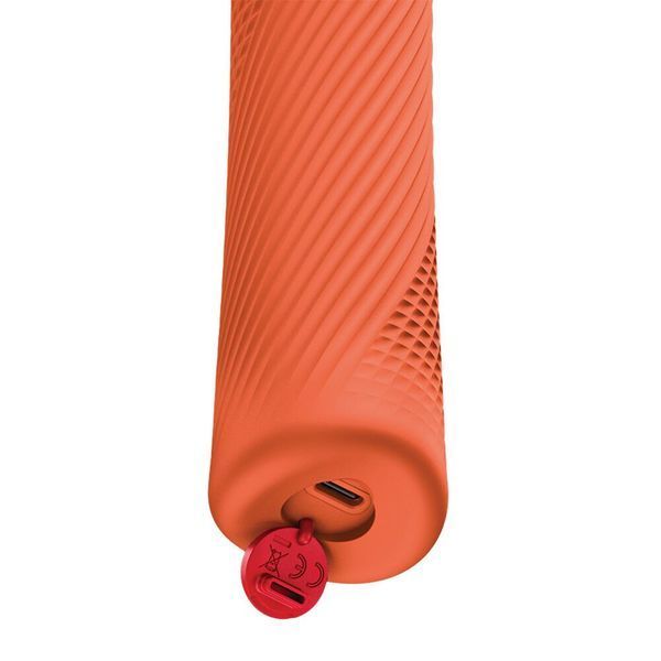 Вібромасажер Fun Factory VIM Vibrating Wand Orange, суперпотужний та легкий, до 6 годин роботи SX3661 фото - купити в секс-шопі Чорний Кролик