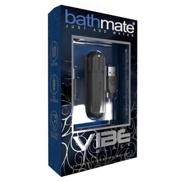 Вібропуля Bathmate Vibe Bullet Black, глибока потужна вібрація SO2439 фото - купити в секс-шопі Чорний Кролик