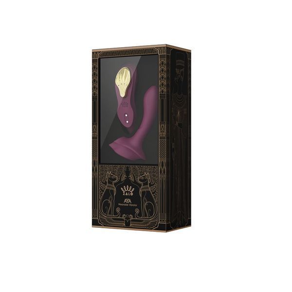 Смарт-вібратор у трусики Zalo - AYA Velvet Purple, насадка та пульт ДК SO6648 фото - купити в секс-шопі Чорний Кролик