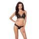 Комплект білизни Passion ERZA SET L/XL, black, ліф і трусики PS26010 фото 1