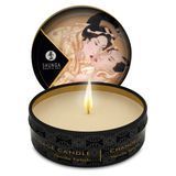 Масажна свічка Shunga Mini Massage Candle &ndash; Vanilla Fetish (30 мл) з афродизіаками SO2517 фото - купити в секс-шопі Чорний Кролик