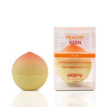 Збуджувальний крем для сосків EXSENS Peachy Keen (8 мл) з олією жожоба та ши, їстівний, без цукру SO7035 фото - купити в секс-шопі Чорний Кролик