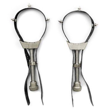 Затискачі з шипами для грудей Art of Sex &ndash; Hard Chest clamps SO8302 фото - купити в секс-шопі Чорний Кролик