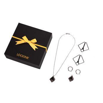 Затискачі для сосків з важкою підвіскою LOCKINK Nipple Clamps with Heavy Pendant, сріблясті SX0845 фото - купити в секс-шопі Чорний Кролик