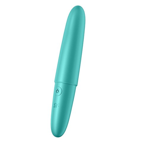 Мінівібратор Satisfyer Ultra Power Bullet 6 Turquoise SO5434 фото - купити в секс-шопі Чорний Кролик