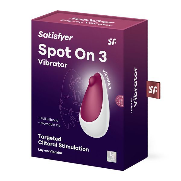 Вібратор Satisfyer Spot On 3 Berry, компактний та потужний, 12 режимів SX2177 фото - купити в секс-шопі Чорний Кролик