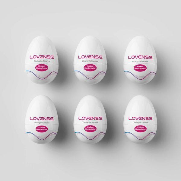 Набір мастурбаторів-яєць Lovense Kraken masturbator egg box, 6 штук, різна текстура SO8980 фото - купити в секс-шопі Чорний Кролик