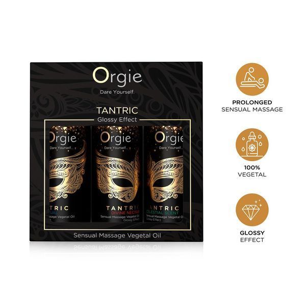 Набір олій для тантричного масажу Orgie &ndash; Tantric Mini Size Collection (3х30 мл), зволоження SX1556 фото - купити в секс-шопі Чорний Кролик