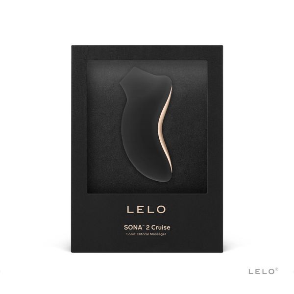 Звуковий стимулятор клітора LELO SONA 2 Black, 12 режимів SO8100 фото - купити в секс-шопі Чорний Кролик