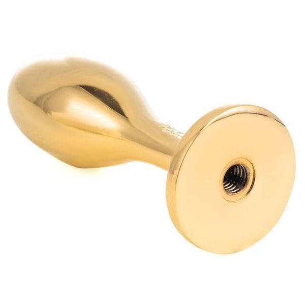Металева анальна пробка &mdash; кролячий хвіст LOCKINK SEVANDA White Bunny-Tail Anal Rose-shape Plug SX0867 фото - купити в секс-шопі Чорний Кролик