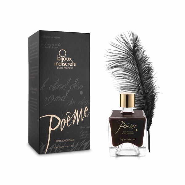 Фарба для тіла Bijoux Indiscrets Po&ecirc;me &ndash; Dark Chocolate SO5925 фото - купити в секс-шопі Чорний Кролик