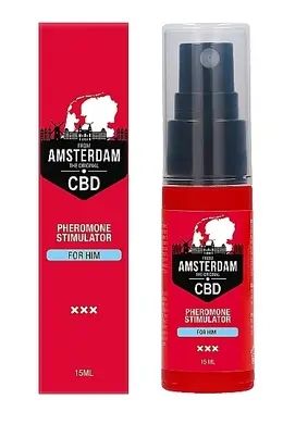 Духи з феромонами для чоловіків Original CBD Amsterdam-Pheromone Stimulator For him , 15 ml PHA210 фото - купити в секс-шопі Чорний Кролик