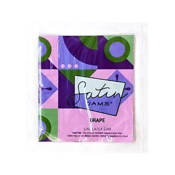 Латексна серветка Satin Dams Grape 1 шт SX1256 фото - купити в секс-шопі Чорний Кролик