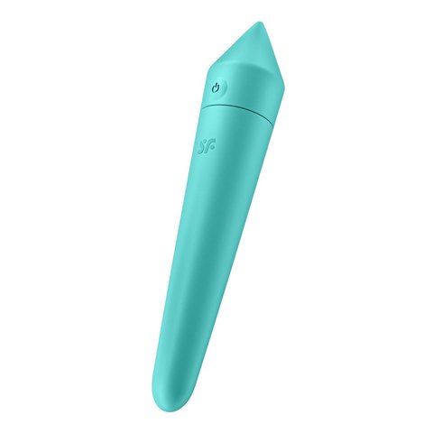 Смарт мінівібратор Satisfyer Ultra Power Bullet 8 Turquoise SO5437 фото - купити в секс-шопі Чорний Кролик