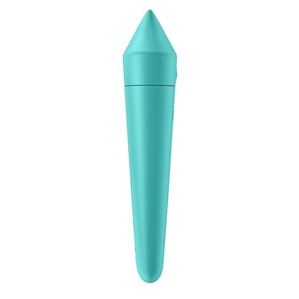 Смарт мінівібратор Satisfyer Ultra Power Bullet 8 Turquoise SO5437 фото - купити в секс-шопі Чорний Кролик