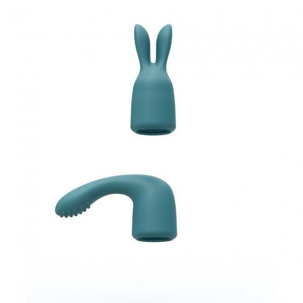 Вібромасажер з двома насадками Love To Love R-EVOLUTION TEAL ME, гнучка головка SO3823 фото - купити в секс-шопі Чорний Кролик