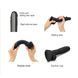 Реалістичний фалоімітатор Strap-On-Me Sliding Skin Realistic Dildo Black XL, ефект рухливої шкіри SO6258 фото 3