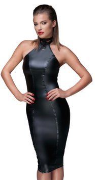 Сукня-олівець з мокрим ефектом Noir Handmade F160 Powerwetlook pencil dress, S SX0035 фото - купити в секс-шопі Чорний Кролик