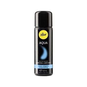 Лубрикант на водній основі pjur Aqua 30 мл, ефект оксамитової шкіри без прилипання PJ10330 фото - купити в секс-шопі Чорний Кролик